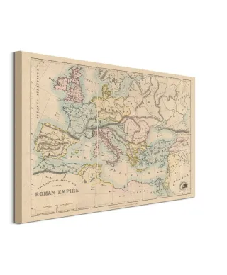 Stanfords Mapa Imperium Rzymskiego 1879 - obraz na płótnie