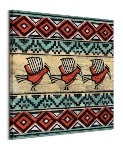 Tribal Birds - obraz na płótnie