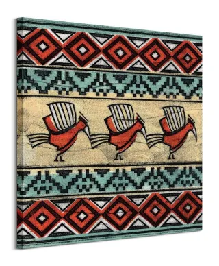 Tribal Birds - obraz na płótnie