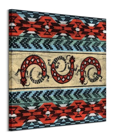 Tribal Lizards - obraz na płótnie