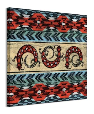 Tribal Lizards - obraz na płótnie