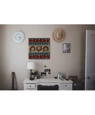 Tribal Lizards - obraz na płótnie