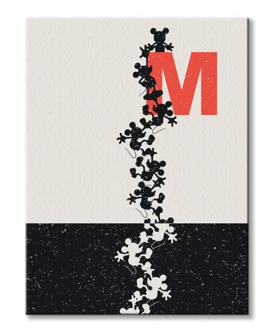 Mickey Mouse Mickey Chain - obraz na płótnie