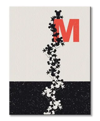 Mickey Mouse Mickey Chain - obraz na płótnie