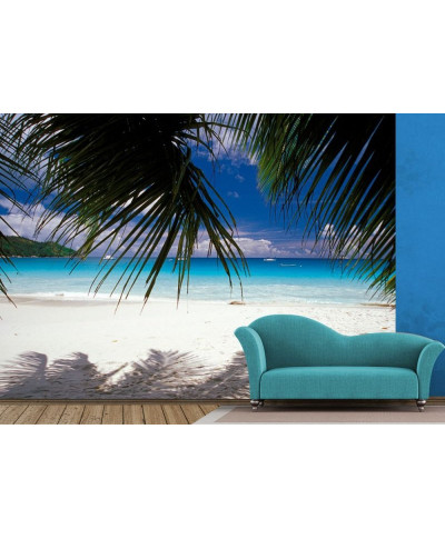 Fototapeta do sypialni - Szeszele, piaszczysta plaża - 254x183 cm