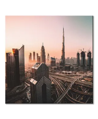 Dubai Sunrise - obraz na płótnie