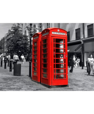 Fototapeta na ścianę - Budka telefoniczna w Londynie - 254x183 cm