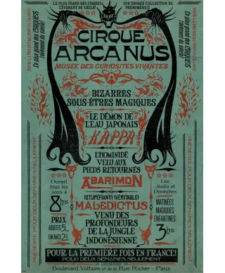 Fantastyczne Zwierzęta: Zbrodnie Grindelwalda Le Cirque Arcanus - plakat
