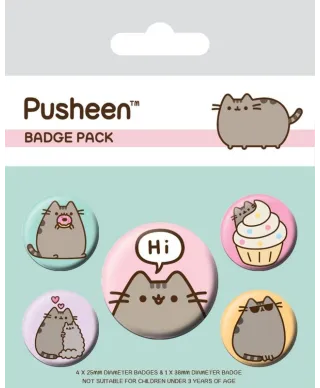 Pusheen (Pusheen Says Hi) - przypinki
