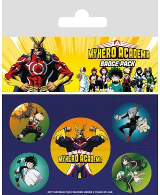 My Hero Academia Characters - przypinki