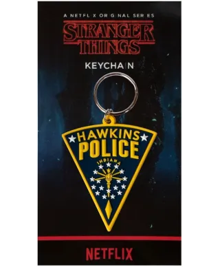 Stranger Things Hawkins Police - brelok