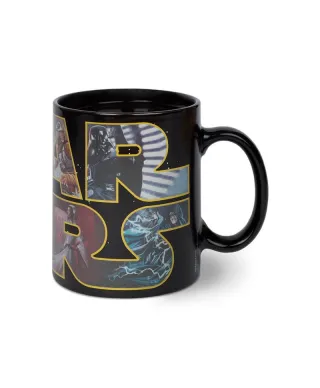 Star Wars Logo Characters - magiczny kubek