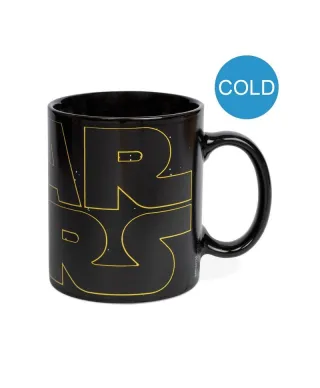 Star Wars Logo Characters - magiczny kubek