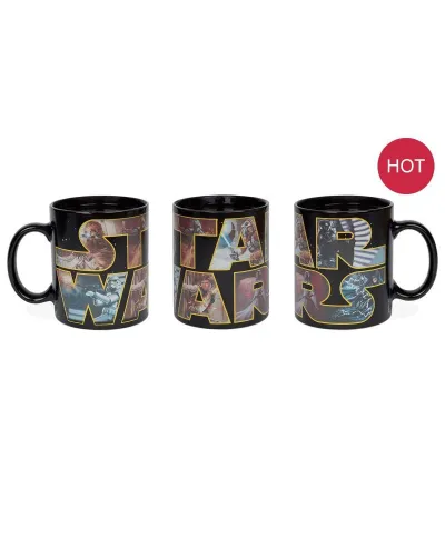 Star Wars Logo Characters - magiczny kubek