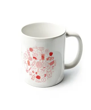 Rick and Morty Line Art - kubek