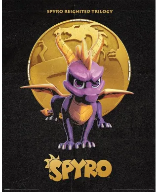 Spyro Golden Dragon - plakat
