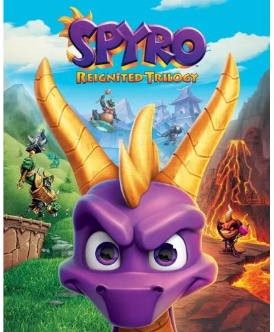 Spyro Game Cover Art - plakat