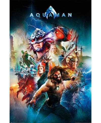 Plakat na ścinę - Aquaman Battle For Atlantis