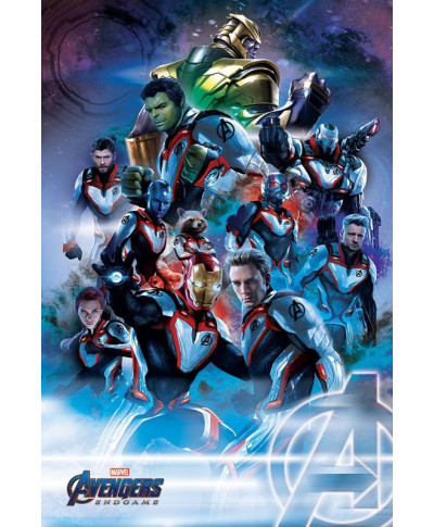 Plakat na ścianę - Avengers: Endgame Quantum Realm Suits