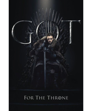 Plakat na ścianę - Jon Snow - Gra o tron - Jon For The Throne