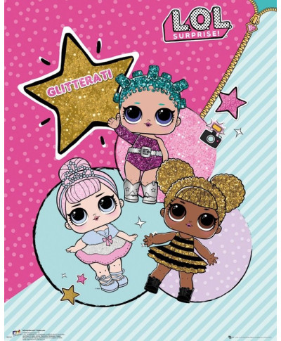 L.O.L Surprise Glitterati - plakat dla dziecka