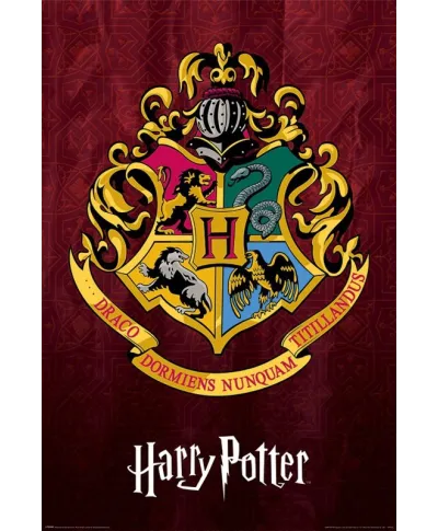 Plakat dla dziecka - Harry Potter Hogwarts School Crest