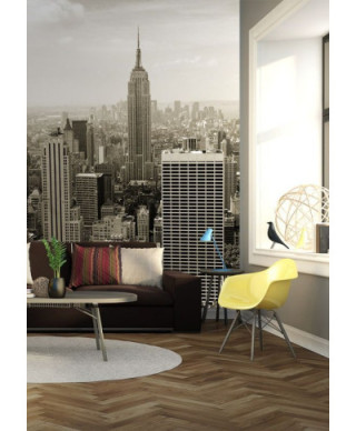 Fototapeta na ścianę - Manhattan panorama w sepii - 183x254 cm