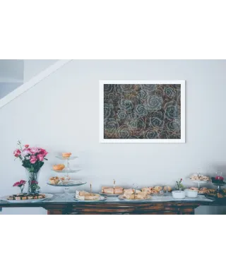 Plakat na ścianę 3d - Kwiaty Succulents