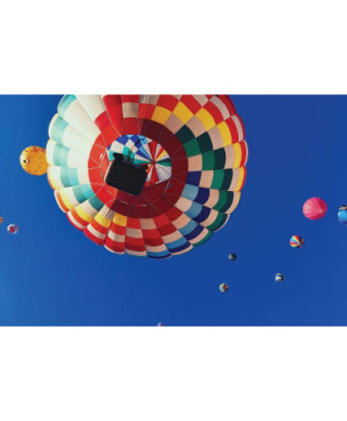 Plakat - Balon z koszem - Balloon Rally