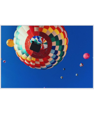 Plakat - Balon z koszem - Balloon Rally