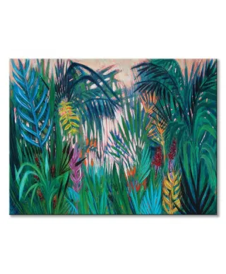 Bujne zarośla - obraz na płótnie