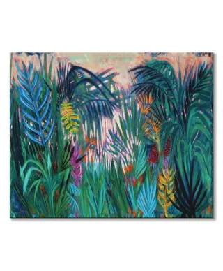 Bujne zarośla - obraz na płótnie