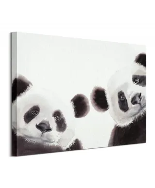 Dwie Pandy - obraz na płótnie