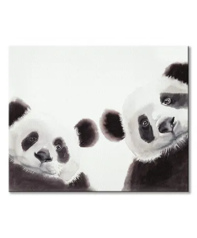Dwie Pandy - obraz na płótnie