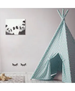 Dwie Pandy - obraz na płótnie