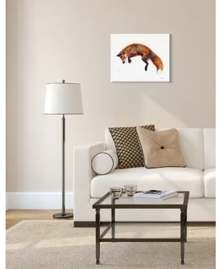 Obraz na ścianę - Lis Felix i Pszczoła - 40x50cm