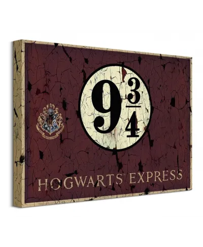 Harry Potter Hogwarts Express 9 3/4 - obraz na płótnie