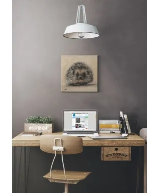 Obraz na ścianę - Jeż - 30x30cm