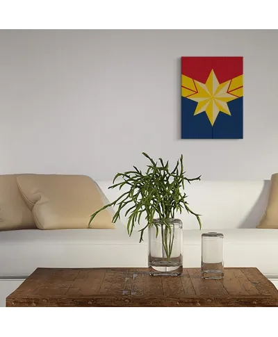 Kapitan Marvel Logo - obraz na płótnie