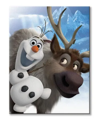 Kraina Lodu Olaf i Sven - obraz na płótnie