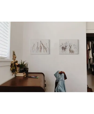 Króliki - obraz na płótnie