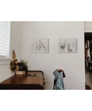 Króliki - obraz na płótnie