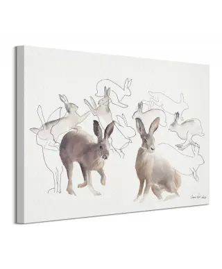 Króliki - obraz na płótnie