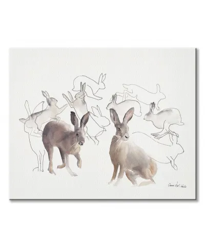 Króliki - obraz na płótnie