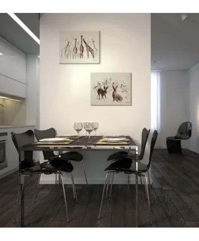 Króliki - obraz na płótnie