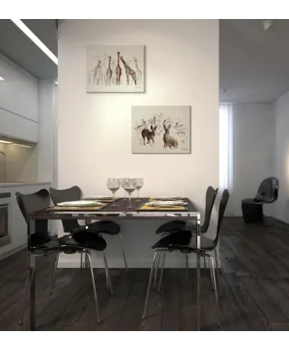 Króliki - obraz na płótnie