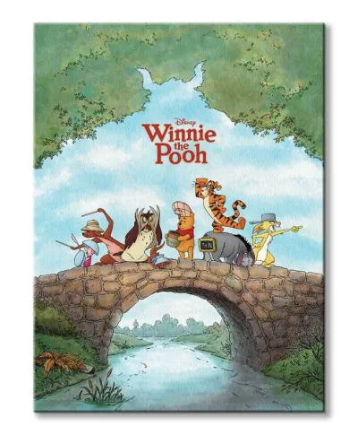 Kubuś Puchatek - obraz na płótnie