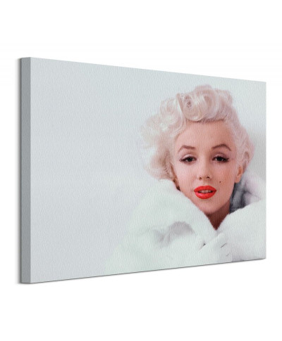 Marilyn Monroe w bieli - obraz na płótnie