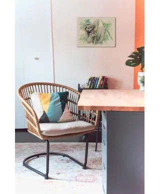 Rodzina Leniwców - obraz na płótnie