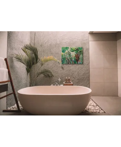 Zielona dżungla - obraz na płótnie